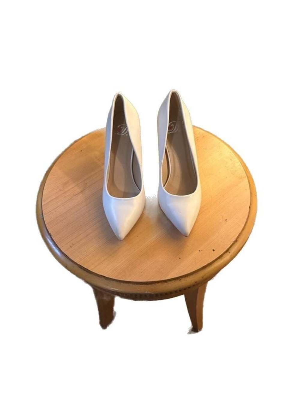 Dream Pairs Women's White Pointed Toe Stiletto High Heel Pumps